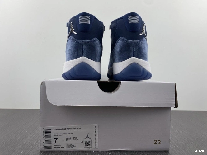 Cheap 11 Navy Air WMNS Midnight Jordan Velvet AR0715-441 0815